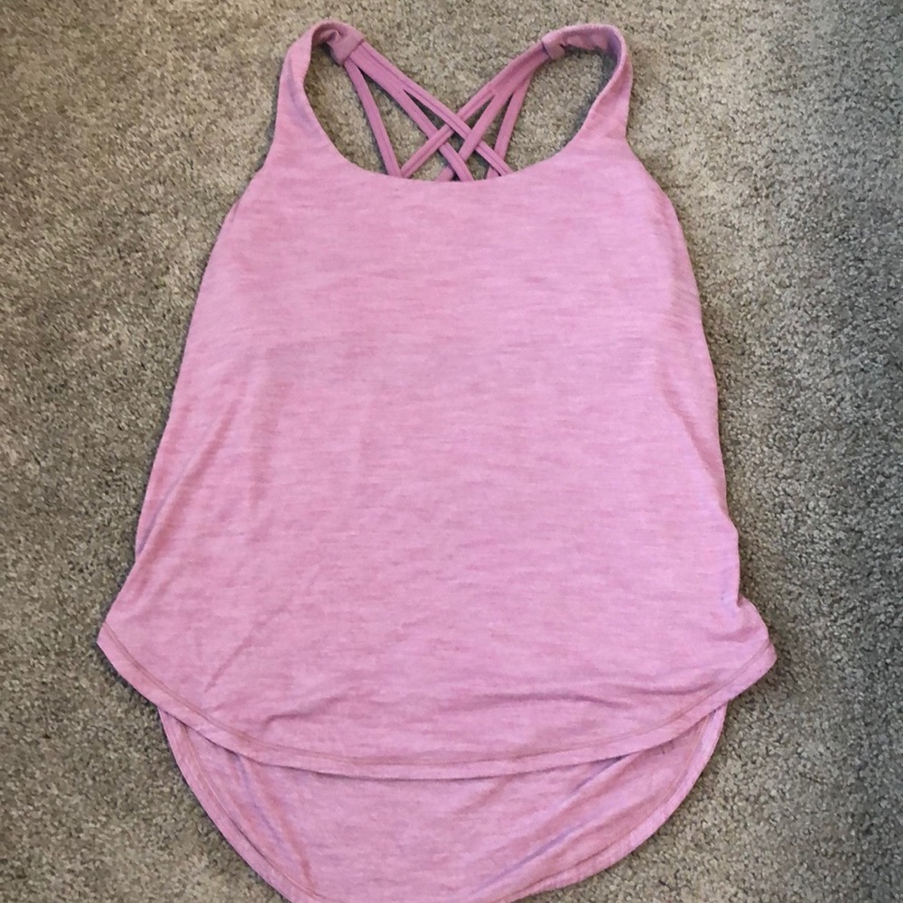 LULULEMON Tank w/bra size 6